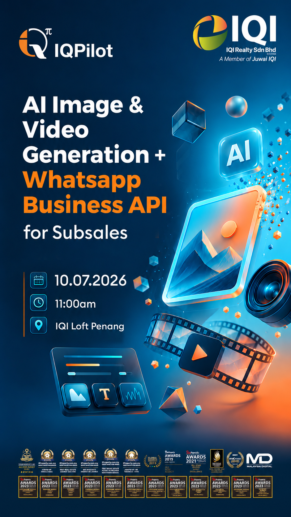 Penang: AI Image / Video Generation and Whatsapp Buisness API for Subsales